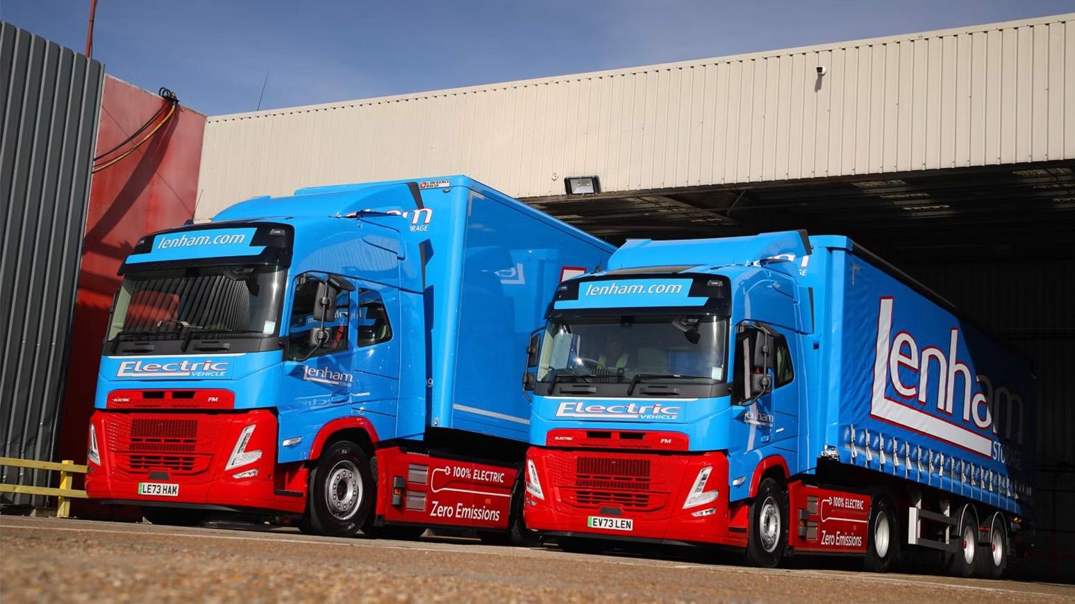 Lenham Storage Moves Toward Zero Emissions With Volvo FM Electric Trucks