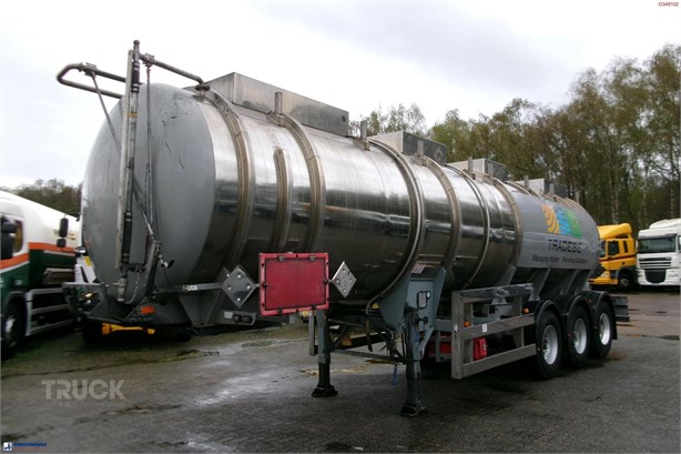 2003 CLAYTON CHEMICAL TANK INOX 30 M3 / 1 COMP Used Chemikalien Tank / Silo-auflieger zum verkauf