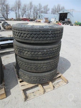 TRUCK WHEELS 295/75R22.5 TIRES AND RIMS Used Wheel Truck / Trailer Components auction results