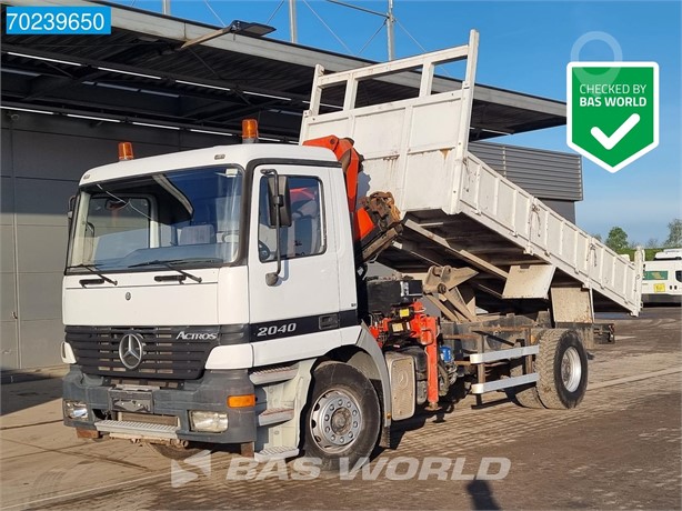 1999 MERCEDES-BENZ ACTROS 2040 Used Tipper Trucks for sale