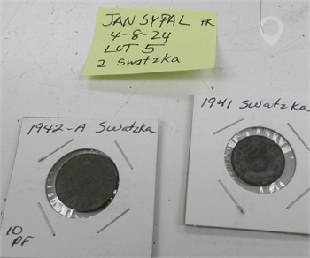 SWASTIKA 2 COINS Used World Currency Coins / Currency upcoming auctions