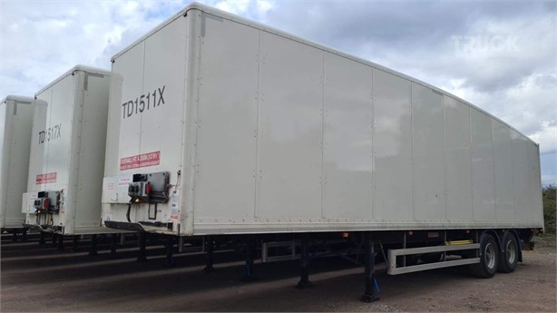 2015 DON BUR 2015 12m Tail lift tandem axle box trailers Used Kofferauflieger zum verkauf