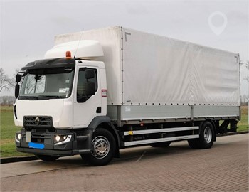 2018 RENAULT D18 Used Curtain Side Trucks for sale