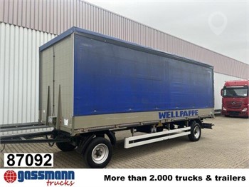 2015 WEB TRAILER 7.35 m x 248 cm Used Curtain Side Trailers for sale
