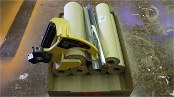 3M HAND MASTER MASKING PAPER DISPENSER CUTTER Used Painting Shop / Warehouse upcoming auctions