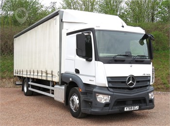 2018 MERCEDES-BENZ ACTROS 1824 Used Curtain Side Trucks for sale