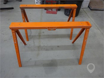 INDUSTRIAL STEEL SAWHORSES Used Workbenches / Tables Shop / Warehouse upcoming auctions