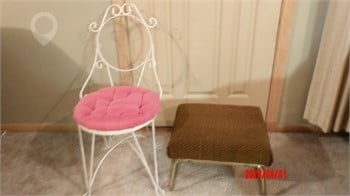 VANITY CHAIR & FOOTSTOOL Used Other Personal Property Personal Property / Household items upcoming auctions