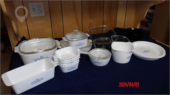 CORNINGWARE DISHES Used Kitchen / Housewares Personal Property / Household items upcoming auctions