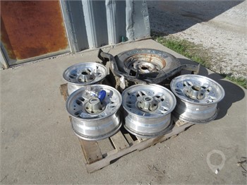 FORD ALUMINUM RIMS AND HITCH Used Wheel Truck / Trailer Components upcoming auctions