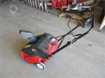 YARD MACHINES 21 INCH SNOW BLOWER Used Lawn / Garden Personal Property / Household items upcoming auctions