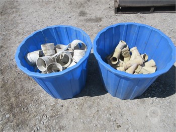 PVC FITTINGS 2 TOTES ASSORTED Used Parts / Accessories Shop / Warehouse upcoming auctions
