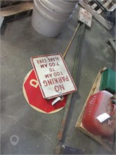 SIGNS NO PARKING, STOP, AND SLOW SIGN Used Hand Tools Tools/Hand held items upcoming auctions
