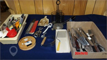 KITCHEN KNIVES & UTENSILS Used Kitchen / Housewares Personal Property / Household items upcoming auctions
