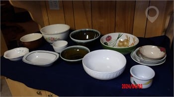 ASSORTMENT OF BOWLS Used Kitchen / Housewares Personal Property / Household items upcoming auctions