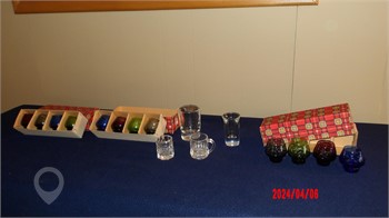 SHOTGLASSES Used Kitchen / Housewares Personal Property / Household items upcoming auctions