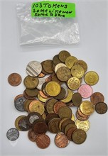 103 ASSORTED TOKENS; SOME LIKE BRAND NEW Used Other U.S. Coins Coins / Currency upcoming auctions