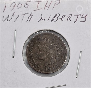 1905 INDIAN HEAD PENNY WITH LIBERTY Used Pennies U.S. Coins Coins / Currency upcoming auctions