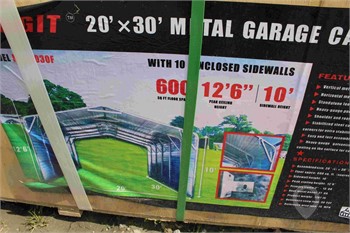 NEW ALL STEEL CARPORT 20X30 Used Other upcoming auctions
