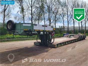 1992 NOOTEBOOM OSDBAZ-54 3X LENKACHSE DETACHABLE NECK Used Low Loader Trailers for sale
