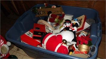 CHRISTMAS DECORATIONS Used Other Personal Property Personal Property / Household items upcoming auctions
