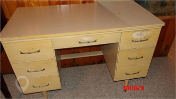 BLONDE DESK & CHAIR Used Desks / Home Office Furniture upcoming auctions