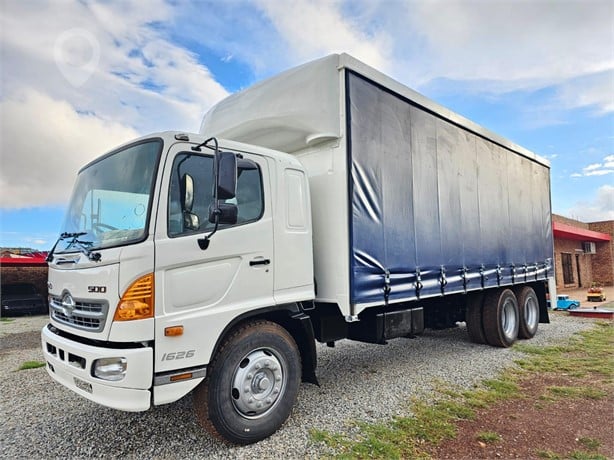 2016 HINO 500 1626 Used Curtain Side Trucks for sale