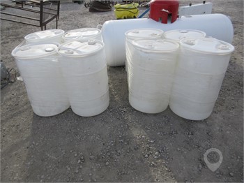 POLY BARRELS 30 GALLON Used Storage Bins - Liquid/Dry upcoming auctions