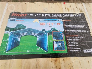 2024 UNUSED DIGGIT MSC2030F 20X30 ALL-STEEL GARAGE Used Other upcoming auctions