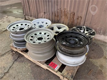 PALLET OF TRAILER WHEELS Used Other upcoming auctions