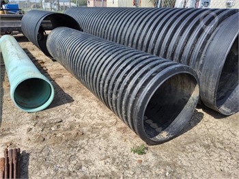 30"X12' PLASTIC CORRUGATED DRAIN PIPE Used Other upcoming auctions