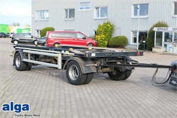2013 HÜFFERMANN HAR 18.65 LS, ABROLLCONTAINER, LUFTFEDERUNG Used Tipper Trailers for sale