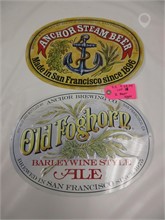 OLD FOGHORN AND ANCHOR STEAM PAIR New Bar Signs Restaurant / Food Industry upcoming auctions