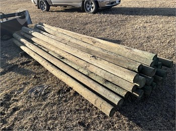 20 12' TREATED POLES Used Other upcoming auctions