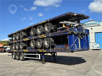 2011 SDC STACK OF 5 FLATS Used Dropside Flatbed Trailers for sale