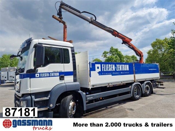2016 MAN TGS 26.400 Used Dropside Flatbed Trucks for sale