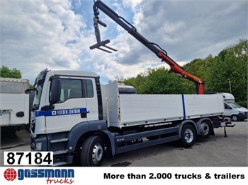 2018 MAN TGS 26.400 Used Dropside Flatbed Trucks for sale