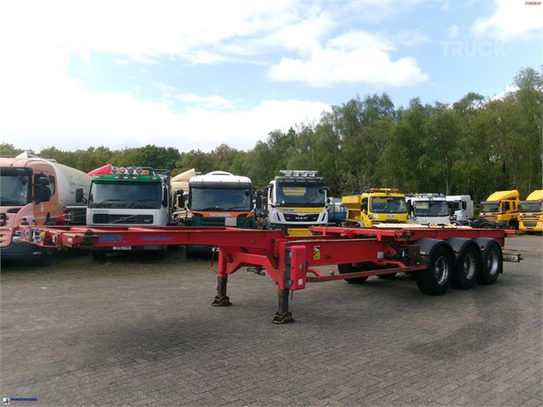 2008 ASCA 3-AXLE CONTAINER TRAILER 20-40-45 FT + HYDRAULICS Used Andere zum verkauf