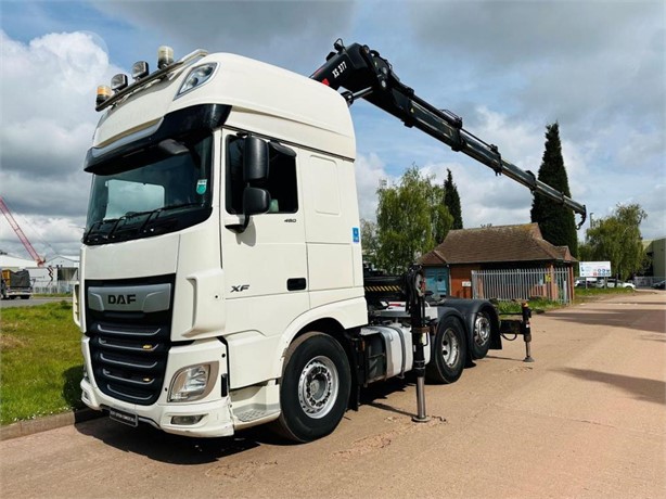 2018 DAF XF480 Used Crane Trucks for sale
