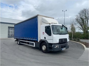 2017 RENAULT D18 Used Curtain Side Trucks for sale